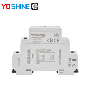 ヨシネ YX741FDA01 SPDT 3P4W 密閉型小型欠相・逆相・非対称電圧保護リレー - Product Image 4