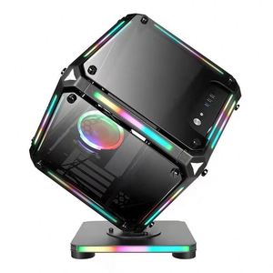 Tira de luces RGB con forma de <span class=keywords><strong>cubo</strong></span> refrigerada por agua, creativa, streamer, chasis, carcasas de <span class=keywords><strong>ordenador</strong></span> de anime - Product Image 1
