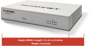 ไฟร์วอลล์ Fortinet รุ่น Fortigate 5 พร้อมพอร์ต RJ45 จำนวน 5 พอร์ต (ประกอบด้วยพอร์ต WAN 1 พอร์ต และพอร์ตภายใน 4 พอร์ต) รุ่น FG-40F - Product Image 2