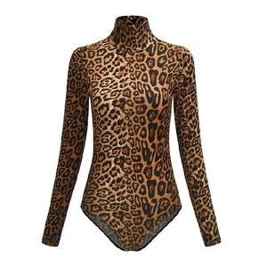 Vêtements pour femmes européennes, vêtements de mise en forme légers, hauts à col montant à manches longues pour femmes, <span class=keywords><strong>combinaison</strong></span>, vente en gros - Product Image 6