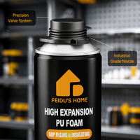 Colle polyuréthane isolante en mousse PU de qualité construction, haute expansion, étanche, pour l'étanchéité des cadres de porte, 300m