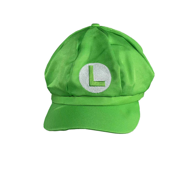 Gorra octogonal Wario-verde