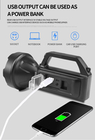 Lampe torche LED puissante XHP50, éclairage LED, projecteur portatif, 1500 lumens, super lumineux, projecteurs portables, torche USB
