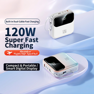 สถานีไฟฟ้าพกพา 120W แบตเตอรี่ลิเธียมโพลิเมอร์ ช่องต่อแบบ Type-C พร้อมหน้าจอ LED แสดงผล ช่องเสียบอเนกประสงค์ ป้องกันไฟเกิน - Product Image 2
