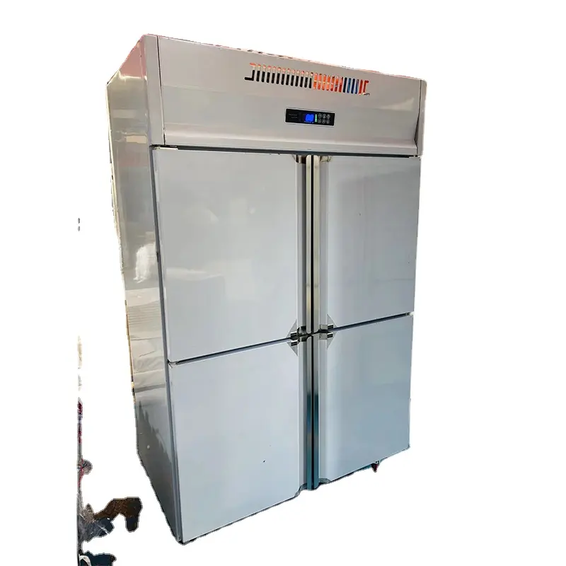 Congelador de refrigeração de ar quatro portas, congelador, refrigerador profundo freezer