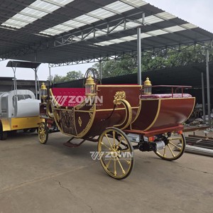 ZOWN Carrosse de Tourisme Royal Électrique Orné et Sur Mesure pour Visites Histoïques de Villes et Opérations d'Attraction Touristique - Product Image 6