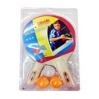 Ensemble de raquettes de tennis de table de qualité, 2 pièces/lot, double face, picots courts et longs, manche long et court, avec sac et 3 balles
