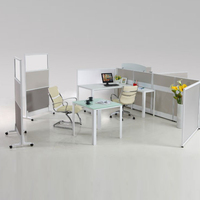 Cloisons de bureau pliables 100*200CM, séparateur de table de bureau, cloison de pièce personnalisée, séparateur de pièce, écran de bureau