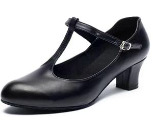 Zapatos de Baile Latino de Carácter para Mujer con Tacón de 5 cm y Correa al Tobillo para Salón, Salsa, Tango y <span class=keywords><strong>Flamenco</strong></span> - Product Image 6
