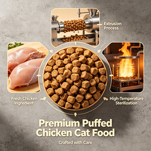 Alimento Seco para Gatos Adultos Sin Granos con Pollo, 28% de Proteína Cruda, Nutrición Completa, Listo para Enviar, <span class=keywords><strong>Dieta</strong></span> Esencial para Gatos al por Mayor - Product Image 4