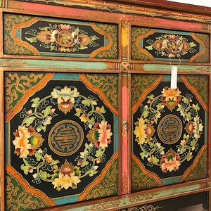 <span class=keywords><strong>Mueble</strong></span> de Entrada Oriental Chino Hecho a Mano de Madera Maciza de Alta Calidad con Patrones de la Suerte, <span class=keywords><strong>Mueble</strong></span> de Almacenamiento Multiusos para Sala de Estar - Product Image 3