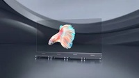 Affichage LED transparent holographique pour signalisation numérique commerciale, à combiner librement, sur pied ou suspendu