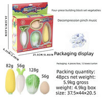 Coffret de jouets anti-stress en briques de construction croustillantes faites à la main, à rebond lent, son ASMR, pour le bureau, soulagement de l'anxiété, cadeau