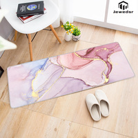 Factory Wholesale Anti Fatigue Absorbent Kitchen Floor Mat Non-Slip Custom Printed Kitchen Mat Set 2 Pcs
