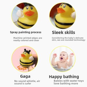 Bán buôn cổ điển colourful nổi vịt bóp kêu cót két tắm đồ chơi - Product Image 2