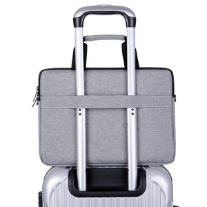 Moda <span class=keywords><strong>13</strong></span>/14/15/15.6 <span class=keywords><strong>pulgadas</strong></span> bolsas para computadora portátil Durable poliéster funda para computadora portátil bolsas de hombro impermeables portátiles - Product Image 5