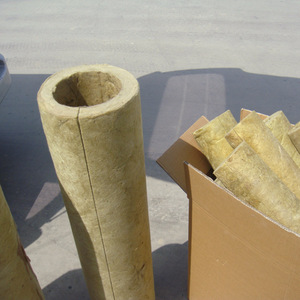 Rock <b>Wool</b> Pipe 90k-48*30 90k-76*30 <b>Thermal</b> Insulation Sound Absorbing Tubular Mineral Fiber Pipe Shell - Product Image 2