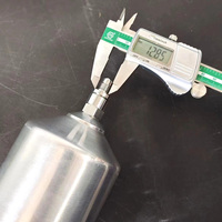 Pot en alliage d'aluminium de 600 ml pour pistolet de pulvérisation à alimentation par gravité ANEST, accessoires de peinture