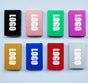 Tarjetas de nombre de aluminio de colores Xinrunjin, materiales de depuración para máquinas de marcado láser de fibra, grabado láser y letras - Product Image 5