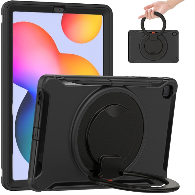 Smart Back Cover With Pen Holder Tablet Case for Samsung Galaxy Tab S6 Lite 10.4 Inch SM-P610/SM-P615
