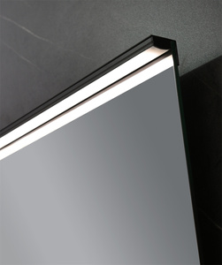 Espejo inteligente <span class=keywords><strong>con</strong></span> marco de aluminio de tamaño personalizado, espejo LED <span class=keywords><strong>con</strong></span> pantalla táctil, espejo de <span class=keywords><strong>baño</strong></span> inteligente <span class=keywords><strong>con</strong></span> <span class=keywords><strong>luz</strong></span> LED <span class=keywords><strong>con</strong></span> antivaho <span class=keywords><strong>y</strong></span> estante - Product Image 5