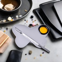 Palette de mélange en acier inoxydable pour maquillage des yeux et nail art, spatule professionnelle pour usage en salon, fournitures personnalisées en gros