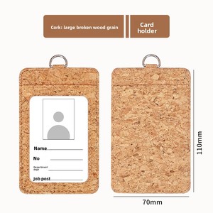 Eco-friendly Work <b>ID</b> Card <b>Holder</b> Employee Badge Lanyard Company-printed Business Office Exhibition logo XY-002 - Product Image 6