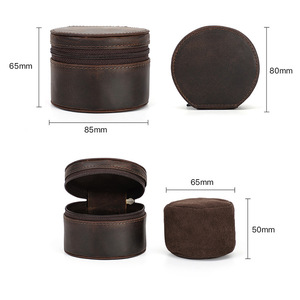 Caja Organizadora de Relojes Personalizada, Estuche de Viaje de Cuero para Joyería, Caja de Regalo Enrollable para Relojes - Product Image 2
