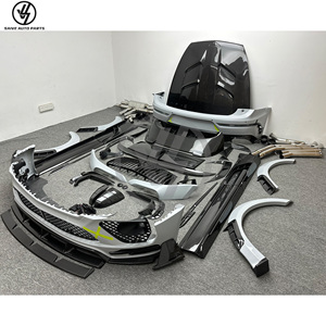 NOUVEAU Kit Carrosserie MSY Style Demi-Carbone Brillant Tissé Sergé pour Bentayga 2015- Capot/Embout de Pare-chocs Spoiler Échappement - Product Image 6
