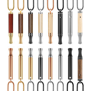 Stop Smoking Relief Calming Breath Mens Mindfulness Vagus Nerve Exercise Stainless Steel Mindful Breathing Necklace Long Chain - Product Image 6