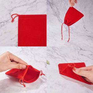 2700339 Petits sacs cadeaux en velours doux pour bijoux avec cordon de serrage - Product Image 5