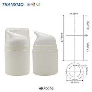 Flacon pompe vide pour lotion en gros, emballage de voyage, flacon de lotion vide de 30 ml, flacon pompe en plastique de luxe à étiquette privée - Product Image 2