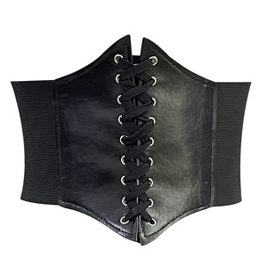 <span class=keywords><strong>Ceinture</strong></span> en cuir de luxe rétro style western pour femme, large et élastique, pour la décoration de robes, accessoire pour filles - Product Image 1