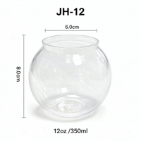 Carafe à vin en plastique PET transparent 12oz 350ml, incassable, sans BPA, qualité alimentaire, pot à vin, tasse à bière ou cocktail pour bar et fête
