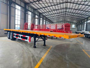 <span class=keywords><strong>Container</strong></span> sử dụng tri-trục xe tải phẳng Trailer bán <span class=keywords><strong>40ft</strong></span> 20ft 48ft 2 3 4 trục bán xe tải 20 40 ft feet để bán với khóa xoắn - Product Image 2
