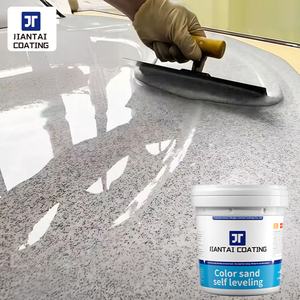 Pintura para pisos de fábrica, taller u hogar, con revestimiento antipolvo sin juntas, a prueba de agua, con arena coloreada y epoxi, nueva moda. - Product Image 1