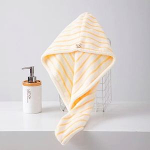 Women's Cute Jacquard Embroidered Microfiber Quick-Drying Absorbent Shower Cap <b>for</b> Long <b>Hair</b> <b>Padded</b> Headdress Home Use - Product Image 4