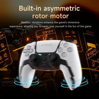 Manette de jeu AJAZZ GP100 PS double mode |   Joystick à effet Hall, filaire/BT, 1200 mAh, détection de mouvement six axes, retour de vibration