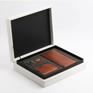 Biểu Tượng Tùy Chỉnh In Valentine Món Quà Ngày Tinh Tế Ví Hộp Ví + Vành Đai 2Pcs Kết Hợp Người Đàn Ông Của Hộp Quà Tặng Thiết Lập - Product Image 1