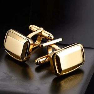 Gemelos Xinfly Personalizados de Moda en Oro Puro de 18k para Hombre, Regalos de Boda y Negocios - Product Image 1