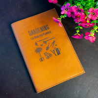 Conception personnalisée Impression à la demande Journal de plantation en relief de haute qualité rechargeable Liste de choses à faire Bloc-notes Journal en cuir