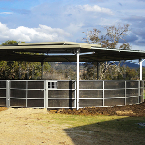 도매 말 운동 기계 내구성 금속 프레임 말 운동 도구 승마 훈련을위한 말 말 말 말 말 워커 - Product Image 3