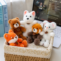 Série Mignonne Petites Amandes : Peluches Animaux Sauvages Ultra Douces en Coton PP, Porte-clés, Cadeau d'Anniversaire, Loutre, Koala, Jouets en Peluche