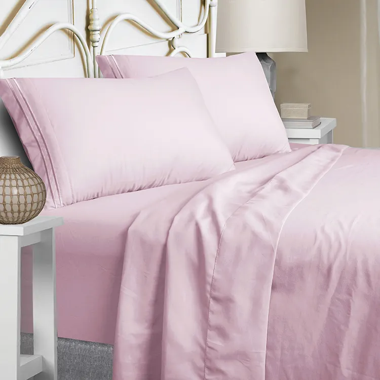 Vendita calda twin bedroom set lenzuola lenzuola in microfibra 1800 set lenzuola set biancheria da letto per hotel