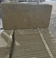 Dalles de sol intérieures en pierre calcaire beige clair Triesta, motif français, en perles naturelles du Cézir, pour patio, pavés de piscine, finition polie et vieillie