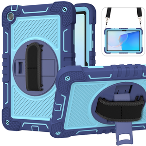 เคสแท็บเล็ตกันกระแทกสำหรับหัวเว่ย เมทแพด เอสอี/ซี 5 อี 10.4 นิ้วฝาครอบขาตั้งแบบไฮบริดพร้อมสายสะพายไหล่ - Product Image 1