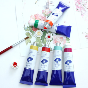 <span class=keywords><strong>Peinture</strong></span> <span class=keywords><strong>Gouache</strong></span> en Tube de 18 ml pour Papier, <span class=keywords><strong>Peinture</strong></span> DIY, Plusieurs Couleurs, Grande Capacité, Durable, Utilisation Scolaire pour Enfants - Product Image 2