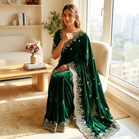 Pemasok India Banarasi sutra lembut Saree Sari syari terbaru untuk festival pernikahan harga grosir untuk musim panas