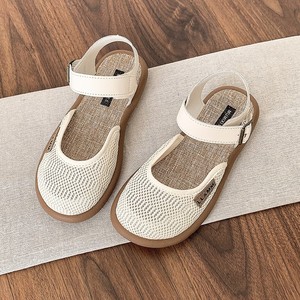 Sandalias Mori Baotou para mujer, suela suave, zapatos de malla transpirables de verano para uso exterior, algodón y lino Roman916 - Product Image 4