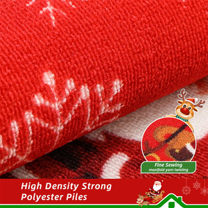 Lavable a máquina <span class=keywords><strong>Navidad</strong></span> Dector Santa Claus cocina corredor y esteras juegos antideslizante más largo cocina piso Mat - Product Image 2